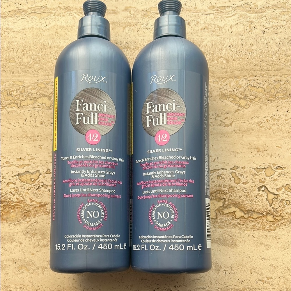 NEW bundle of two Roux Fanci-Full Instant Hair Color in Silver Lining 42